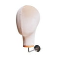 thumbnail image 2 of lionlar Support Mural Femme Mannequin Tête Modèle Chapeau Rangement pour Lunettes Écouteurs Beige, 2 of 9