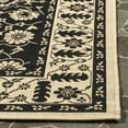 thumbnail image 4 of Safavieh Courtyard Blake Oriental Indoor/Outdoor Area Rug, Black/Creme, 8' x 11', 4 of 9