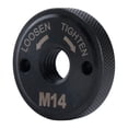 thumbnail image 1 of Hioecau Angle Grinding Tool Flange Nut M14 Quick Release Locking Nut Anti-Loosening Flange Lock Nut 5/8 Threaded Grinder Discs Replacement Parts, 1 of 8