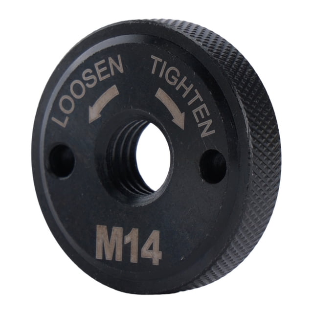 Hioecau Angle Grinding Tool Flange Nut M14 Quick Release Locking Nut Anti-Loosening Flange Lock Nut 5/8 Threaded Grinder Discs Replacement Parts