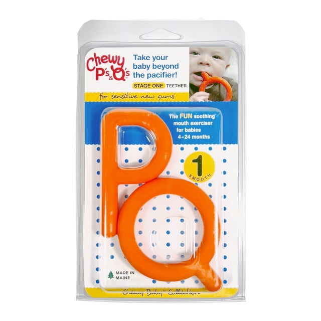Tubos masticables en forma de P' y Q' de Chewy Tubes para morder y masticar
