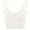 White, variant on PULLIMORE Women's Comfy Cami Bra Crop Top Longline Padded Lounge Bralettes Camisole Yoga Tank Top (L/XL, Black)