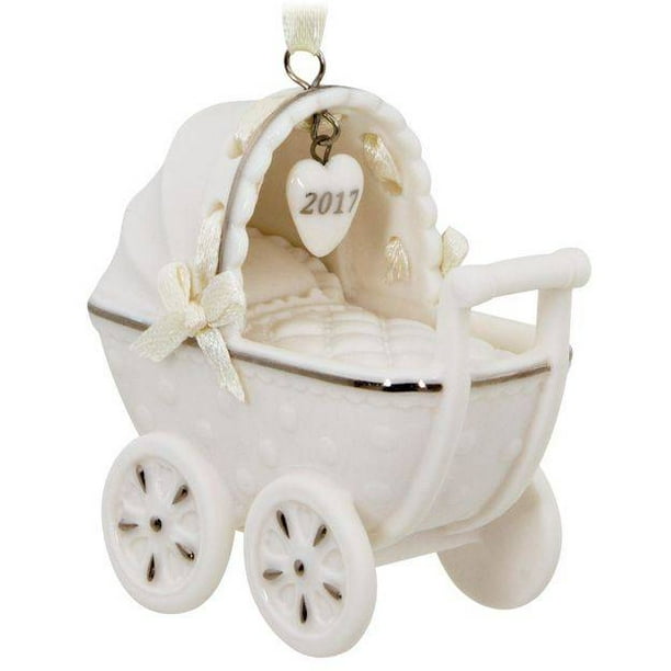Hallmark Keepsake 2017 Baby's First Christmas Dated Porcelain Christmas Ornament