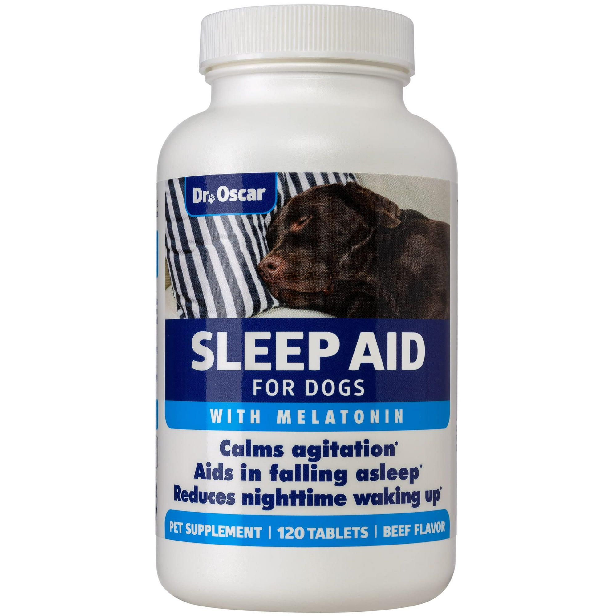 Natural Dog Sleep Aid Calming Chews for Restful Sleep in Dogs Effective Alternative to Melatonin Promotes Relaxation 120 Pills Safe and Gentle for Your Beloved Pet Walmart