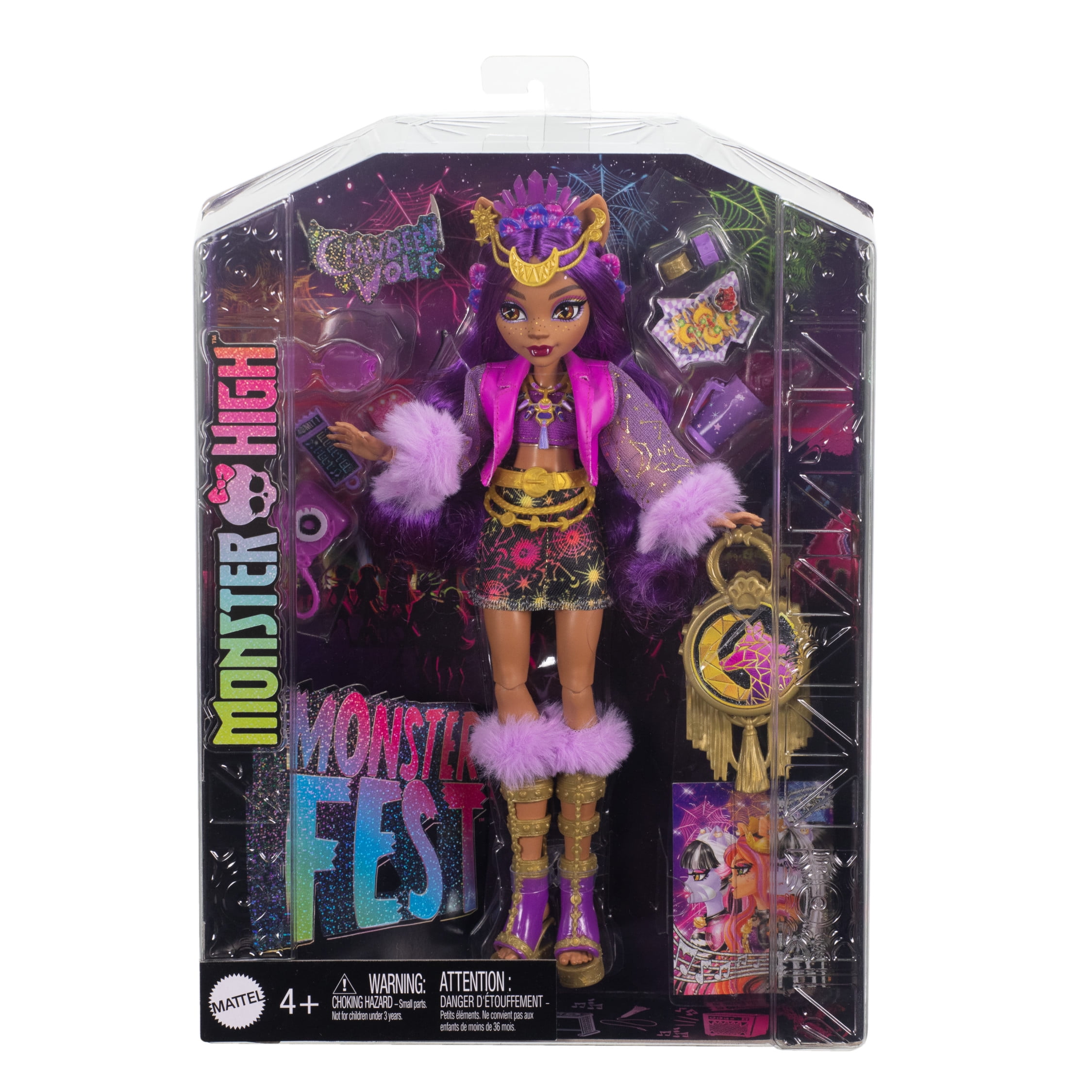 モンスターハイ クラウディーン・ウルフ ミュージックフェスティバルシリーズ Clawdeen Wolf Music Festival Monster High Doll 2012 Mattel