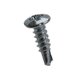 thumbnail image 3 of Set of 100 self-drilling self-drilling sheet metal screws 4.2x19mm with large domed head - with PH/cruciform recess - silver color, 3 of 4