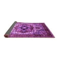 thumbnail image 2 of Ahgly Company Indoor Square Oriental Purple Industrial Area Rugs, 7' Square, 2 of 4