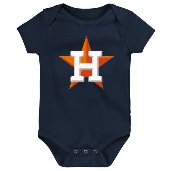 Newborn & Infant Outerstuff Navy Houston Astros Primary Team Logo Bodysuit