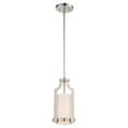 thumbnail image 2 of 60/5884-Nuvo Lighting-Meadow-One Light Mini-Pendant-6.5 Inches Wide by 51.13 Inches High-Polished Nickel Finish, 2 of 2