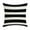 Black, variant on 18x18 Inch Outdoor Waterproof Pillow Covers - Striped Decorative Throw Pillow Cases - Modern Farmhouse Polyester Cushion Covers for Patio, Garden, Balcony Furniture - Black & White Stripes