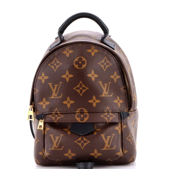 Pre-Owned Palm Springs Backpack Monogram Canvas Mini By Rebag