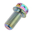 thumbnail image 3 of Wanyifa Titanium Flange Hex Head Bolt M10 20 25 30 35 40 45 50 55 60 65 70 75 80 85 90mm Screws,M10x20mm Pitch 1.25mm,Rainbow,4 Pcs, 3 of 6