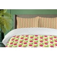 thumbnail image 4 of Ambesonne Vegetables Duvet Cover Sets, Abstract Beetroots, 2-King, Multicolor, 4 of 7