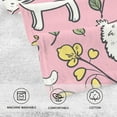 thumbnail image 3 of Cotton Bath Towels Soft Face Towel Absorbent Quick Dry Cute Farm Animals 16"x28", 3 of 7