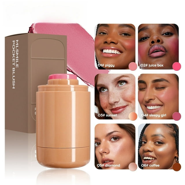 teapwant Bâton de Poche Formule Crémeuse Longue Durée Couleur Modulable Voyage Hydratant Adapté à Tous Types de Peau