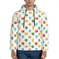 Zufioo Undersea Animals Design Fleece Comfortable Hoodie for Mens
