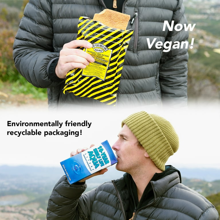 Free Shipping! Ready America Emergency Food and Water Kit for 2