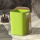 thumbnail image 5 of Mini bote de basura de escritorio sin tapa, de gran calibre, para dormitorio y sala de estar, color verde, 5 of 13