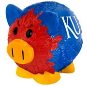 Forever Collectibles NCAA Kansas Jayhawks Thematic Resin Piggy Bank