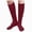 R002-Wine, variant on NOLDARES Compression Socks Women Men 6 Pairs, Knee High Best Support Circulation Socks for Running, Travel, Flight, Nurse(R002-Wine)