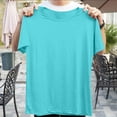 thumbnail image 7 of HAJWOH Womens Tops 2026 Summer Short Sleeve Shirts Beach Vacation Outfits Workout Tshirts Crew Neck Casual Plus Size Clothes S, 7 of 7