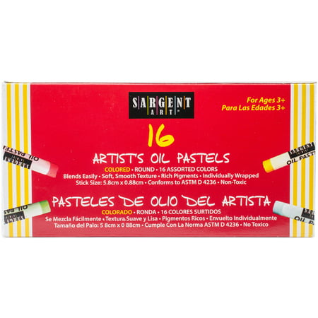Standard Size Oil Pastels 16/Pkg-
