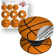 Decal Style Vinyl Skin Wrap 3 Pack for PopSockets Basketball (POPSOCKET NOT INCLUDED) by WraptorSkinz