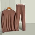thumbnail image 6 of Sakuulaan Men's Thermal Underwear Set, Winter Warm Top and Bottom with Fleece Lined, 6 of 6
