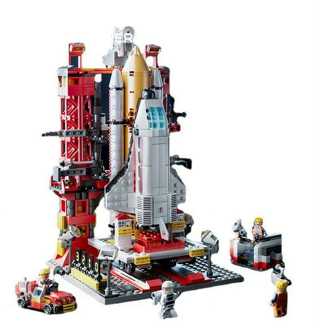 Blocks Compatible Lego Assembled Boys Puzzle Space Granules Plastic Children's Science and Education Toys Gift