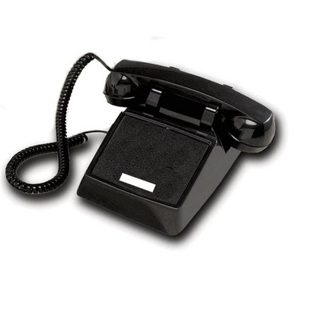 Cortelco 250000-VBA-NDL Téléphone de Bureau Standard Sans Cadran - Noir