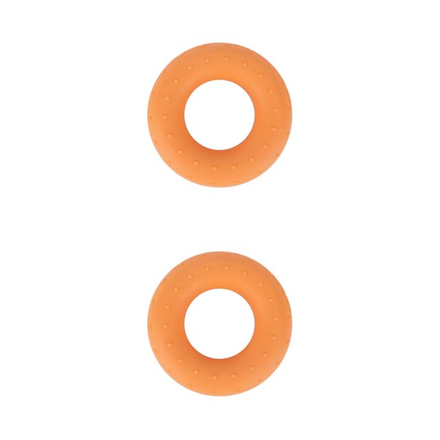 Eigraketly Agarrador de mano Silicona Fitness Entrenador de manos Antideslizante Anillo de entrenamiento muscular portátil Naranja 2piezas Eigraketly CBP155274