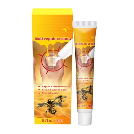 Bluem Skin Care Bee And Venomcare Nail Cream, Cleans And Smoothes Nails, Repairs Damaged Nails, Strengthens Nails, Promotes Nail Health, Nourishes And Moisturizes The Skin, 20g
