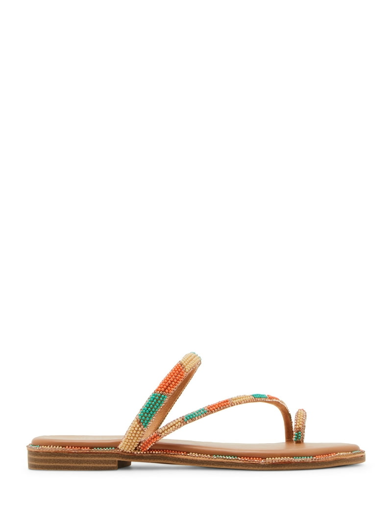【人気☆】Madden Girl by Steve Madden Elaine-R サンダル Madden Girl Women's Spotlight-R Toe Loop Slip On Bling