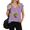 Purple, variant on UNISHE Women's Rooted Plant Graphic V-Neck Short Sleeve T-Shirt White Vintage Nature Aesthetic Top