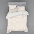 thumbnail image 2 of Ambesonne Floral Bedding Set 3 Pcs, Flourish Nature Swirls, Twin XL, Tan Beige, 2 of 3
