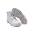 thumbnail image 5 of Fangasis Women Combat Boot Warm Ankle Booties Lug Sole Winter Boots Outdoor Lightweight Short Bootie Gray 7, 5 of 9