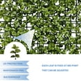 thumbnail image 3 of Sunshades Depot Artificial Reineckea Carnea-Olive Fence Panel Green Wall Windscreen Privacy Screen Decorative Ivy Faux Leaves-28Pcs, 3 of 7