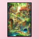 thumbnail image 3 of 11CT completo punto de cruz Garden Cottage estampado DIY hilo de algodón costura impresión FLhrweasw Nuevo, 3 of 9