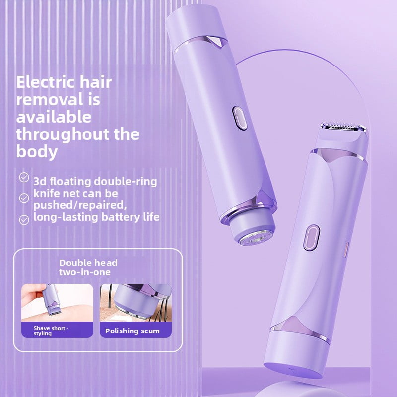 Private Area Shaver Electric Hair Trimmer for Men and Women, Special for Intimate Pubic Hair and Underarm Hair Removal Machine for Women