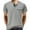 01#Gray, variant on RYRJJ Mens Henley Shirts Classic 3 Button Short Sleeve Daily T Shirt Summer Collarless Casual Pullover Tops with Pocket(Dark Gray,L)