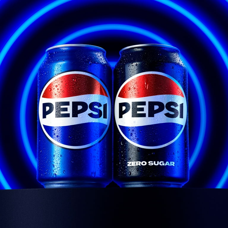 Pepsi 12 Soda oz, Pack Cola 12 Pop, Cans