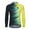 Blue, variant on voofly Bike Jersey for Men Cycling Cool Weather, Mountain Bike Road Biking Cycling Jersey with 3+1 Rear Pockets, Reflective Tape, Full Zipper, Cycling Clothing for Men Black Green M