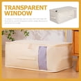 thumbnail image 3 of Hytrove Bolsa Organizadora Beige Para Con Cremallera Resistente Para Guardar Cobijas Y Ropa, 3 of 8