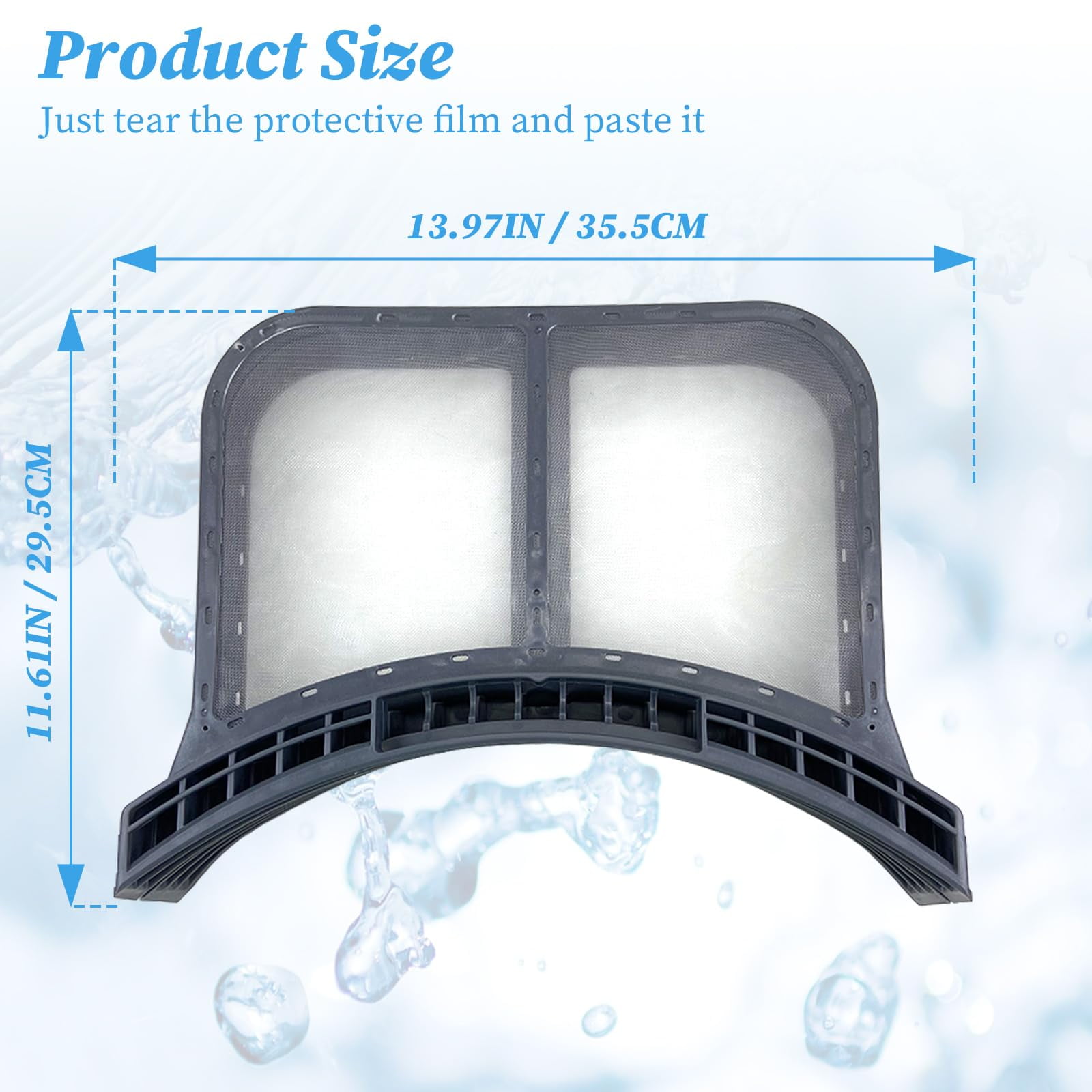 2024 New 5304513574 Dryer Lint Trap Filter Compatible with Frigidaire/Electrolux, Dryers Filter Assembly Replacement, Lint, Fit Pre RetrofitClamshell, Lint