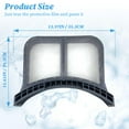 thumbnail image 5 of 2024 New 5304513574 Dryer Lint Trap Filter Compatible with Frigidaire/Electrolux, Dryers Filter Assembly Replacement, Lint, Fit Pre RetrofitClamshell, Lint, 5 of 6