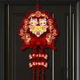 ZYHARUKO Luck Character Pendant 2025 Snake Year Blessing Hanging