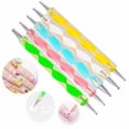 thumbnail image 2 of Glam Hobby 20pc Nail Art Manicure Pedicure Beauty Painting Polish Brush and Dotting Pen Tool Set for Natural, False, Acrylic and Gel Nails, 2 of 7