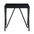 thumbnail image 2 of Contemporary Style Metal End Table with Geometric Base in Black, 2 of 5