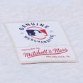thumbnail image 3 of Women's Mitchell & Ness  Heather Gray San Diego Padres Script Cropped Boxy T-Shirt, 3 of 5