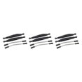 thumbnail image 3 of Langgg 2x Rear Lower Trailing Arm 138mm Steering Link for Axial RR10 90048 + Crawler Black 3Set, 3 of 6